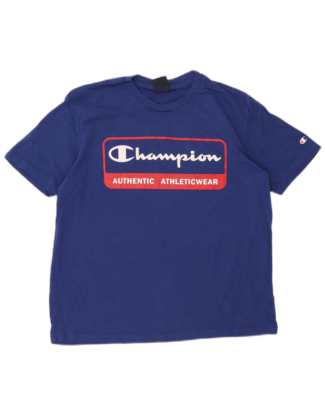 Ανδρικό γραφικό T-shirt Champion Top Small Navy Blue