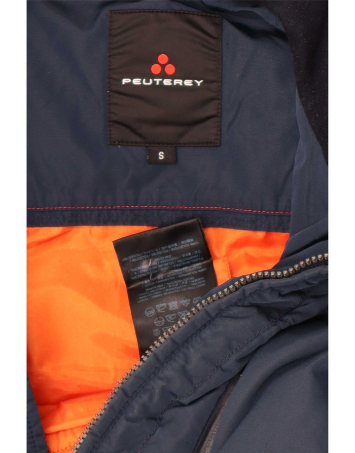 PEUTEREY Ανδρικό μπουφάν με επένδυση UK 36 Small Navy Blue Polyamide