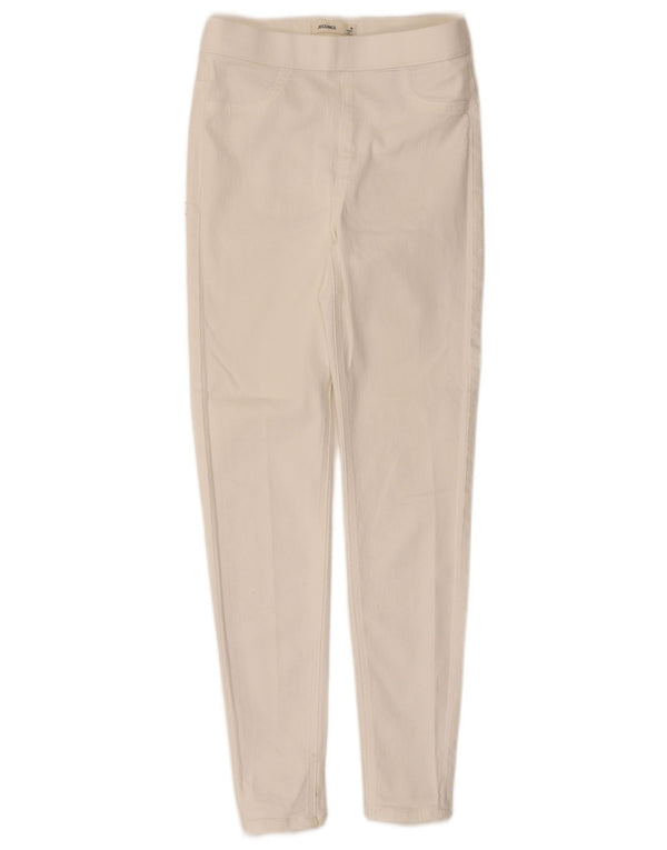 Marks & Spencer Γυναικείο Jegging Casual Παντελόνι UK 8 Small W24 L26 White