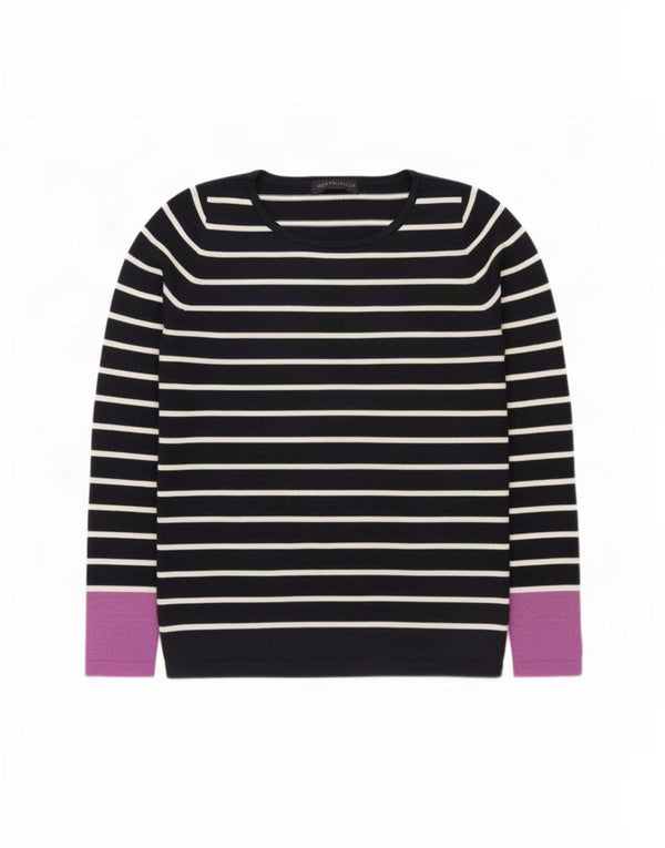 Marks & Spencer Γυναικείο πουλόβερ με λαιμόκαυστο UK 10 Small Navy Blue