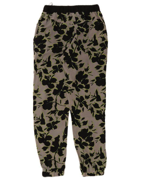 Topshop Γυναικεία Joggers Casual Παντελόνια UK 8 Small W28 L27 Grey Floral