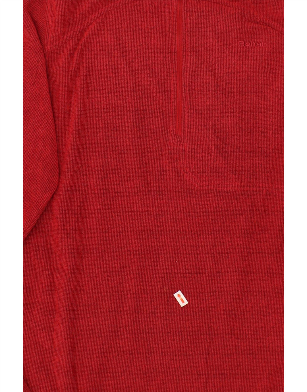 ROHAN Womens Full Zip Fleece Jumper UK 14 Medium Red Polyester Vintage Rohan and Second-Hand Rohan from Messina Hembry 