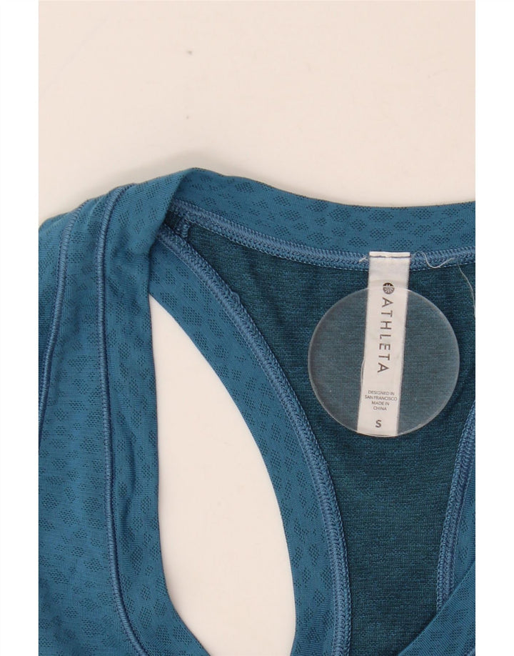ATHLETA Γυναικείο γιλέκο UK 8 Nylon με μπλε στίγματα