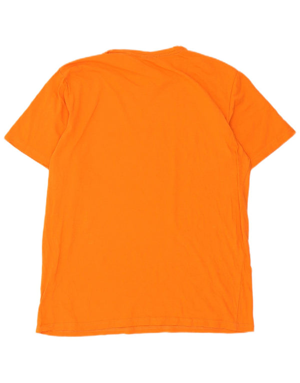 Ανδρικό γραφικό T-Shirt Lotto Top XL Πορτοκαλί βαμβακερό