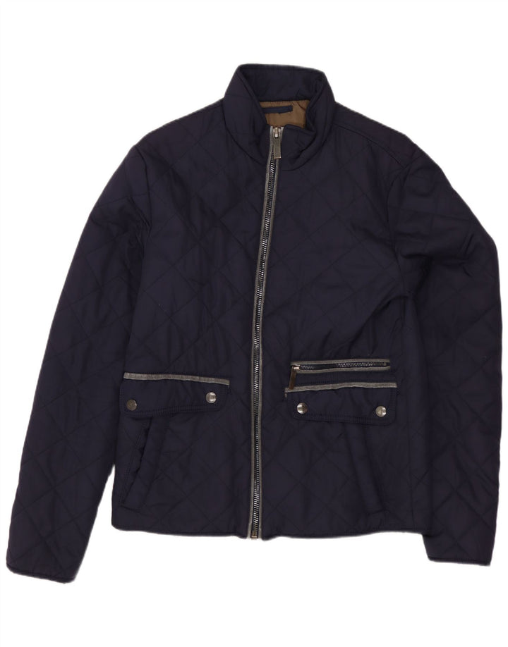 Ανδρικό καπιτονέ μπουφάν ZARA UK 36 Small Navy Blue