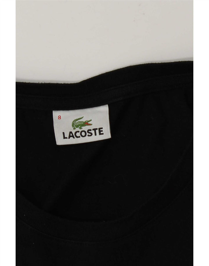 Ανδρικό T-Shirt Lacoste Top Size 8 3XL Μαύρο