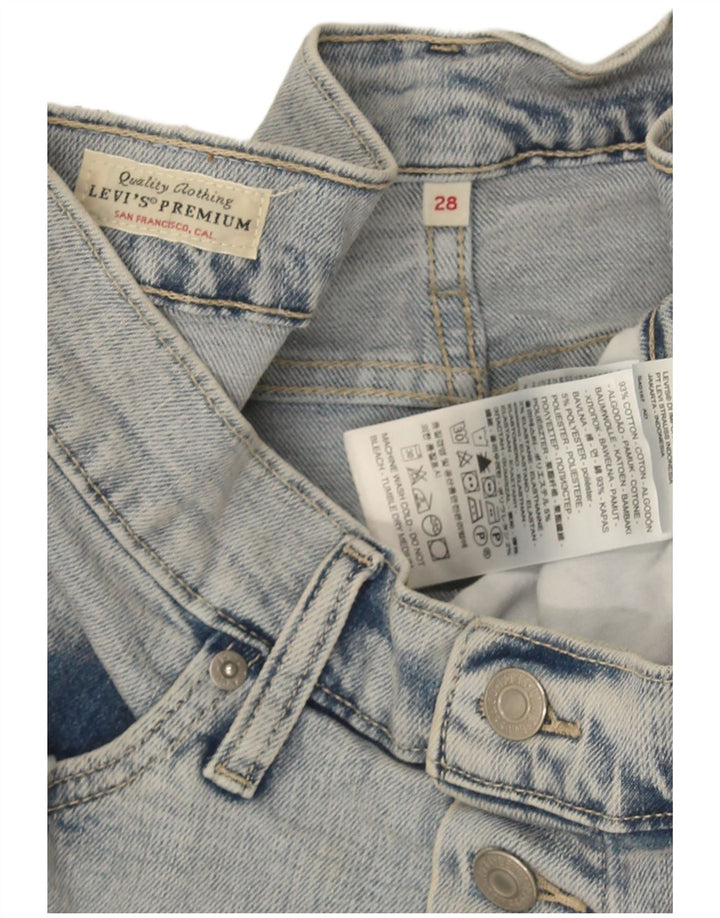 Γυναικεία τζιν φούστα Levi's W28 μεσαίο μπλε βαμβακερό