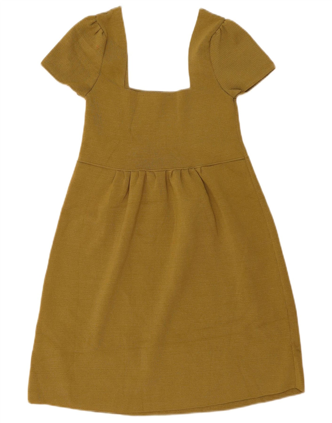 Zara Γυναικείο Φόρεμα A-Line UK 4 XS Khaki Polyamide