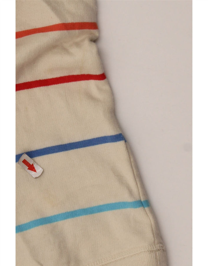 Marks & Spencer Γυναικεία φούτερ Jumper UK 14 Medium Off White ριγέ