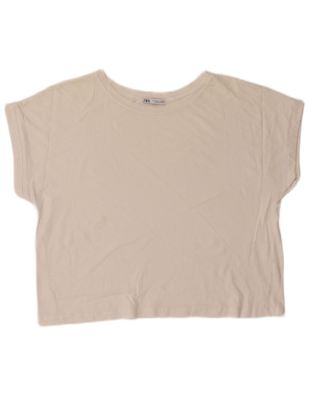 Zara Γυναικείο T-Shirt Top UK 16 Large White