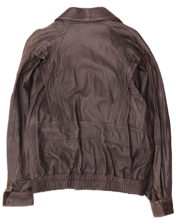 Vintage Ανδρικό Δερμάτινο Μπουφάν UK 40 Large Brown Δερμάτινο