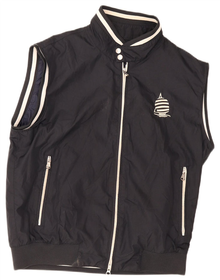 Marina Yachting Mens Gilet IT 52 XL Μαύρος Πολυεστέρας