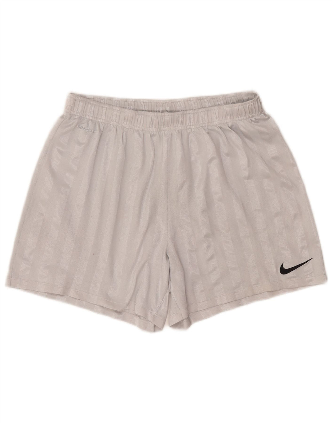 Ανδρικό αθλητικό σορτς Nike Dri Fit XL γκρι ριγέ πολυεστέρα