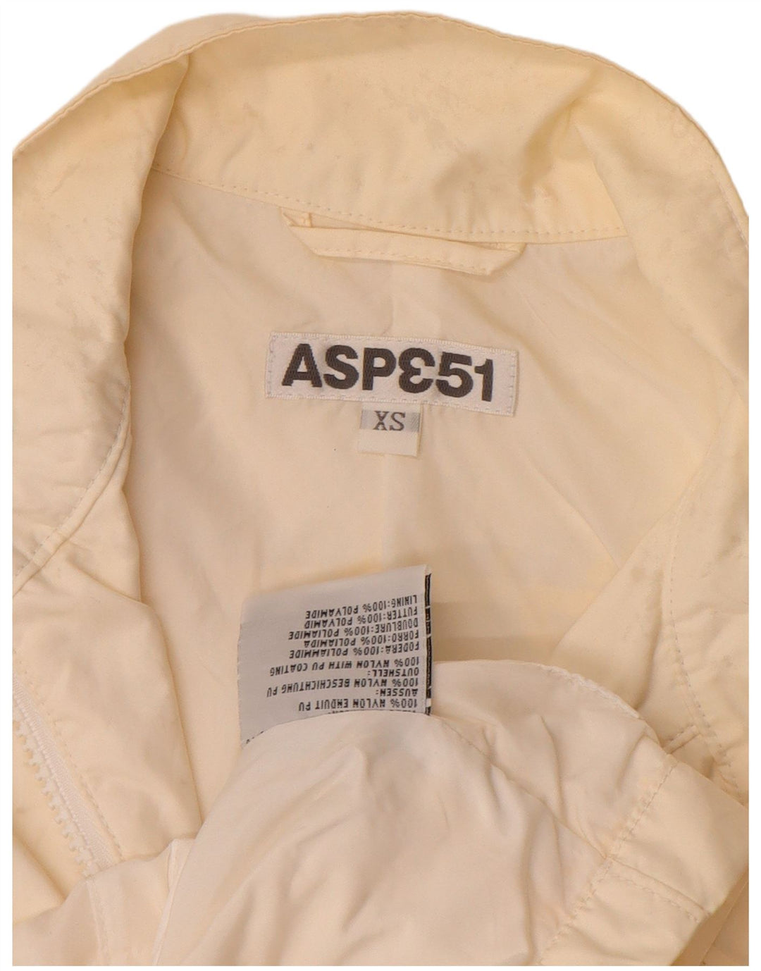 Vintage Γυναικείο Utility Jacket UK 6 XS Beige Nylon