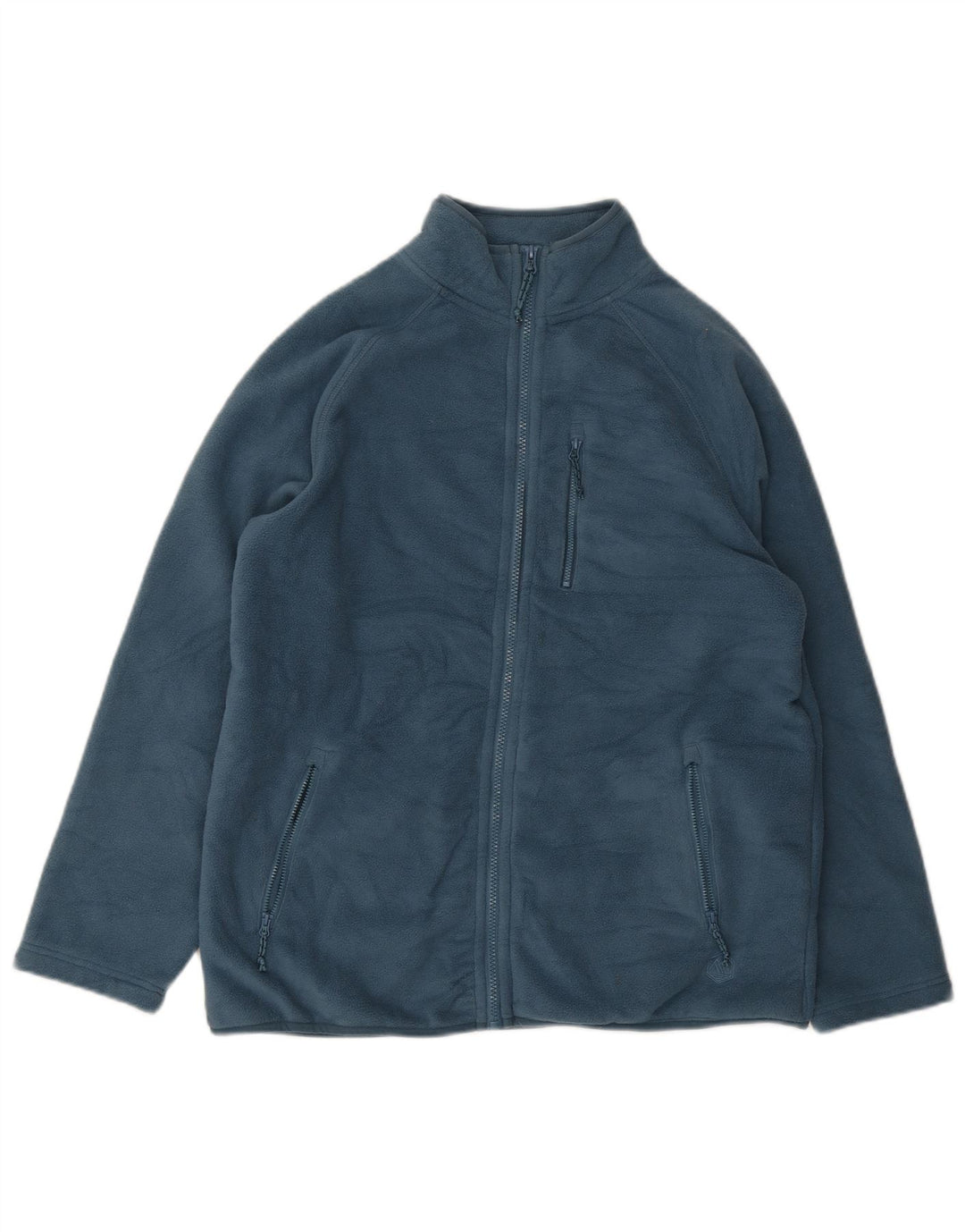 Marks & Spencer Ανδρικό Fleece Jacket UK 38 Medium Blue Polyester