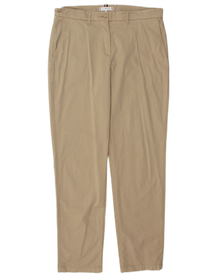 TOMMY HILFIGER Γυναικείο ίσιο παντελόνι Chino EU 38 Medium W32 L30 Beige