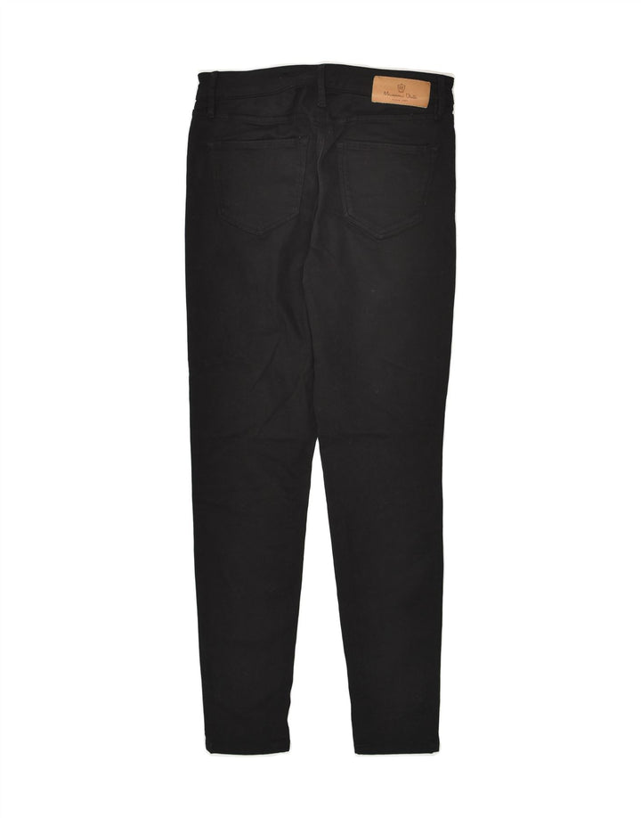 MASSIMO DUTTI Womens Skinny Casual Trousers EU 38 Small W28 L29 Black | Vintage Massimo Dutti | Thrift | Second-Hand Massimo Dutti | Used Clothing | Messina Hembry 