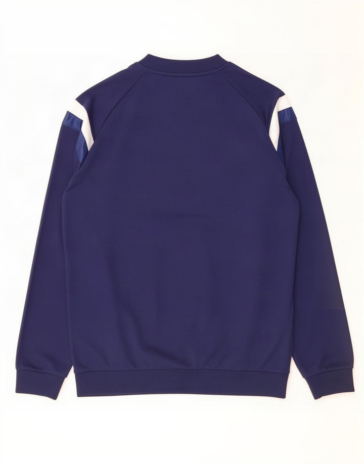 Ανδρικό τοπ Adidas με μακρυμάνικο μικρό Navy Blue Polyester