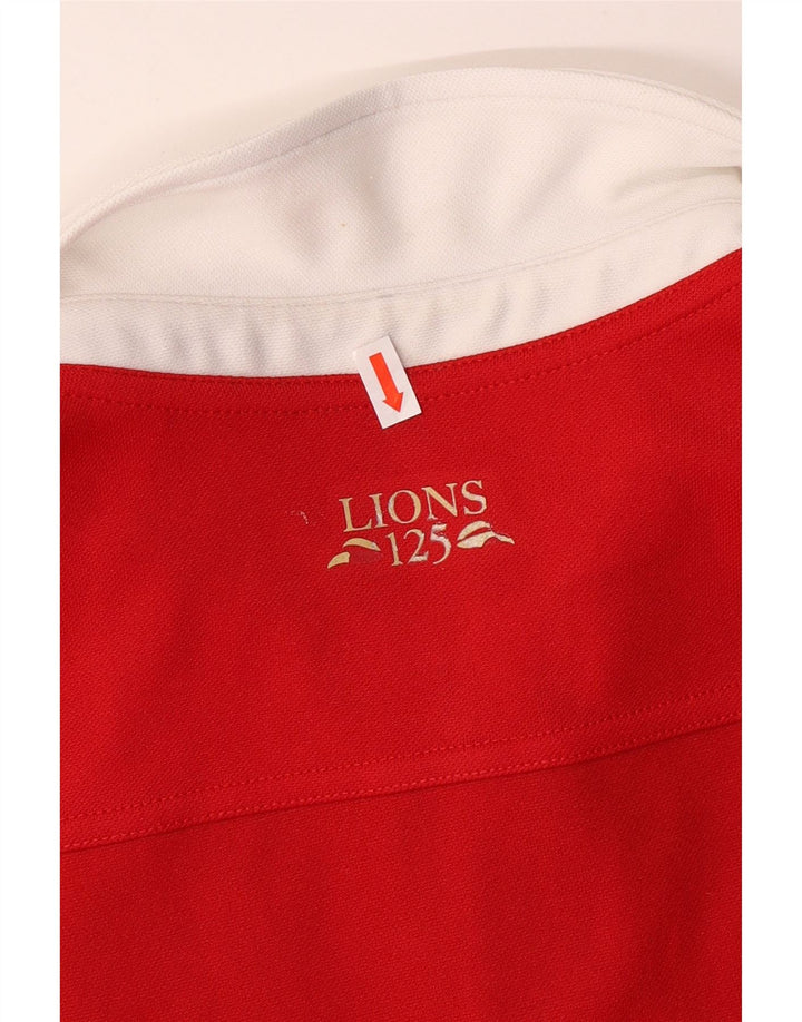 ADIDAS Boys Australia 2013 Graphic Polo Shirt 9-10 Years Red Polyester