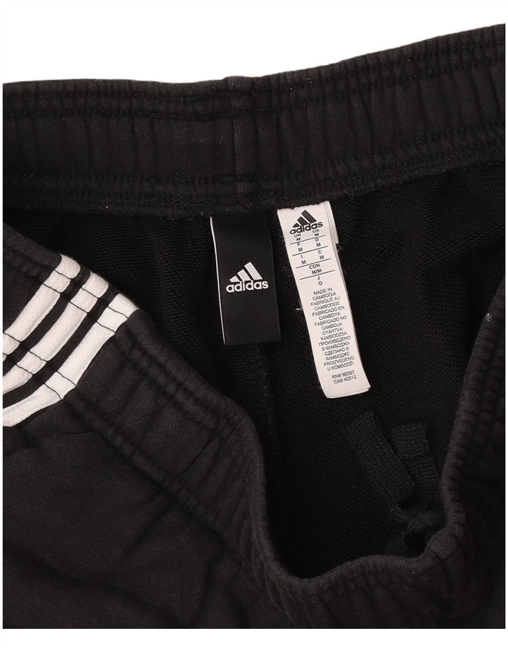 Ανδρικό αθλητικό σορτς Adidas, μεσαίο μαύρο βαμβακερό
