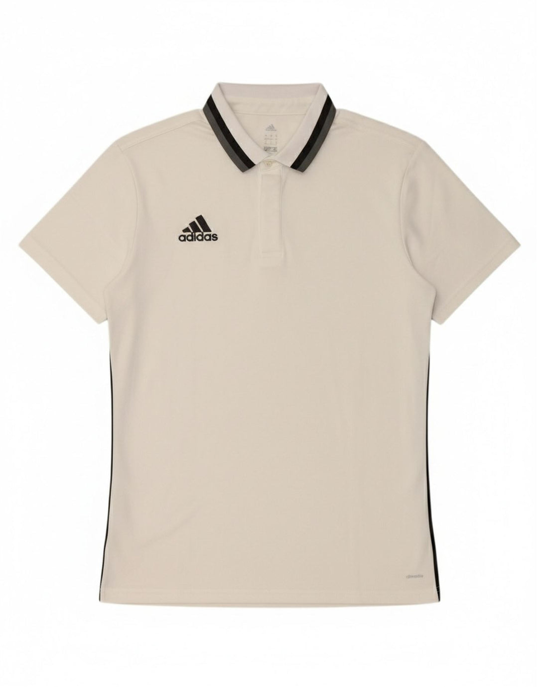 Ανδρικό πουκάμισο Adidas Climalite Polo μεγάλο λευκό πολυεστέρα