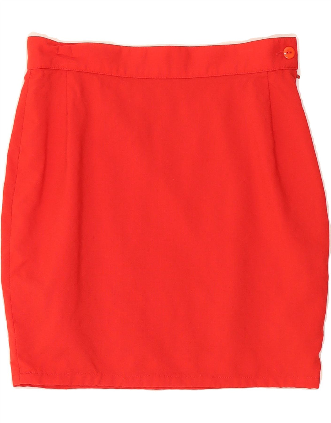 VINTAGE Womens Pencil Skirt IT 42 Medium W28  Red Wool Vintage Vintage and Second-Hand Vintage from Messina Hembry 
