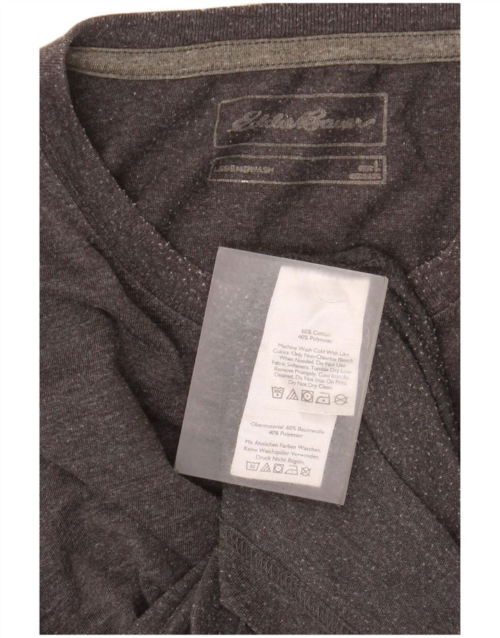 Ανδρικό T-Shirt Eddie Bauer Top μεγάλο γκρι βαμβακερό
