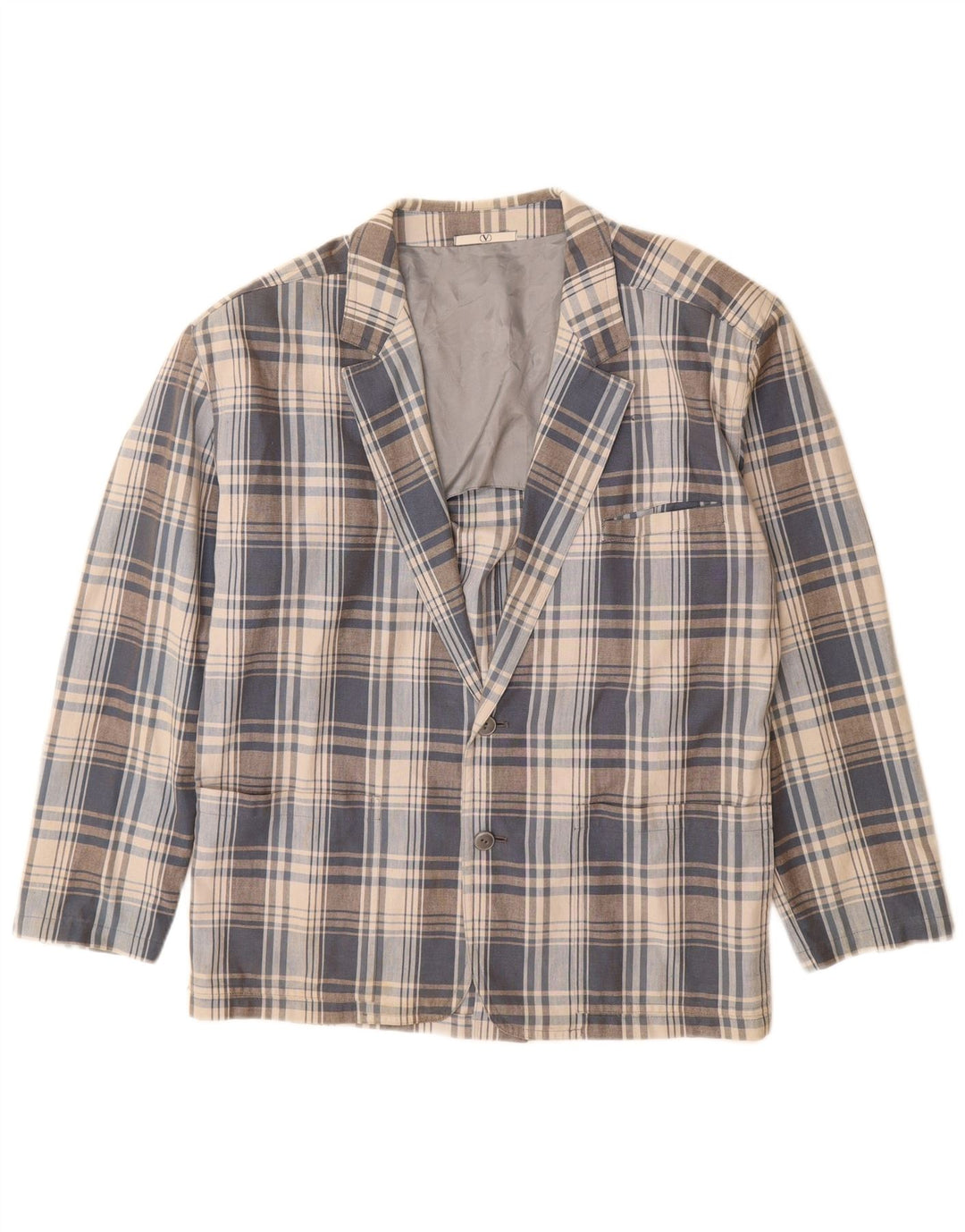 Valentino Ανδρικό σακάκι σακάκι με 2 κουμπιά UK 40 Large Grey