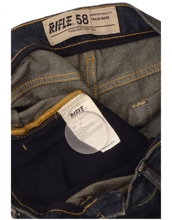 Ανδρικό τζιν Rifle Cropped W30 L25 Navy Blue Cotton