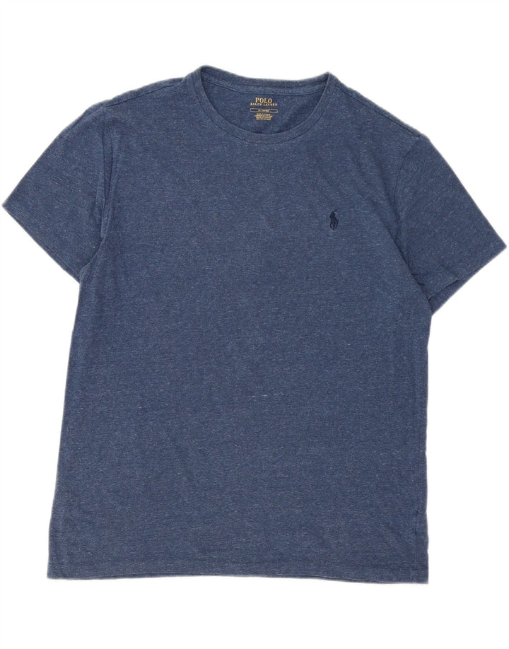 Ανδρικό T-Shirt POLO RALPH LAUREN Τοπ μεσαίο μπλε ναυτικό βαμβακερό