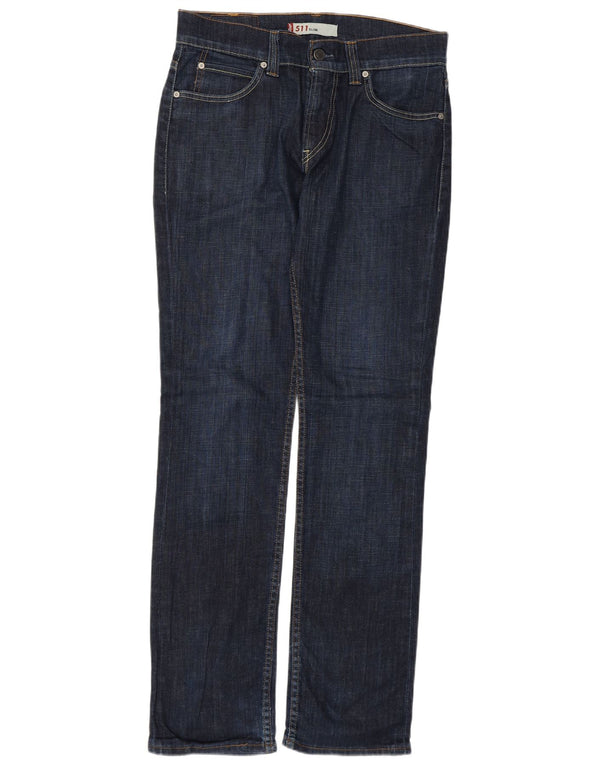 LEVI'S Ανδρικό 511 Slim Jeans W33 L34 Navy Blue Cotton
