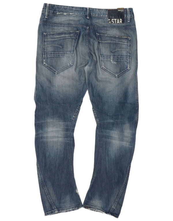 Ανδρικό G-Star Distressed Banana Slim Jeans W36 L32 Μπλε βαμβακερό
