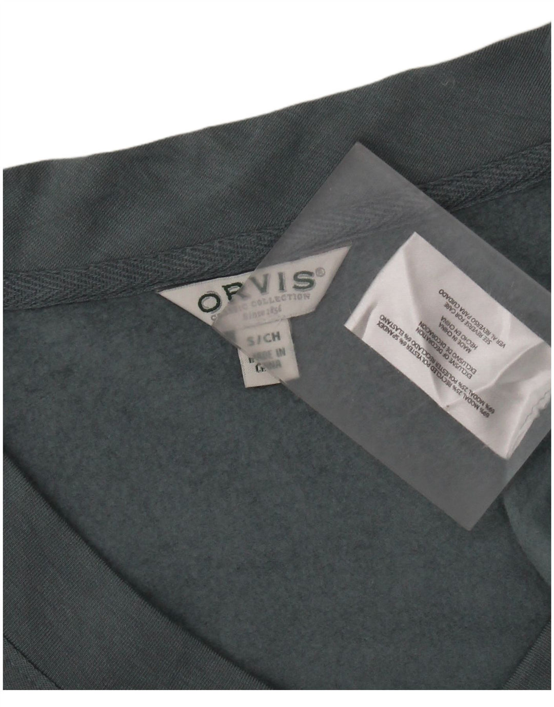 Γυναικείο φούτερ ORVIS Oversized Jumper UK 10 Small Blue Modal