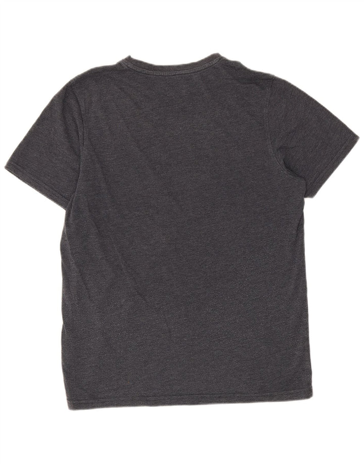 Ανδρικό γραφικό T-Shirt Mountain Warehouse Top Μεσαίο μαύρο βαμβακερό