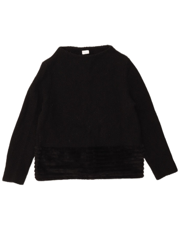 Γυναικείο πουλόβερ Marella Boat Neck Jumper UK 14 Medium Black Acrylic