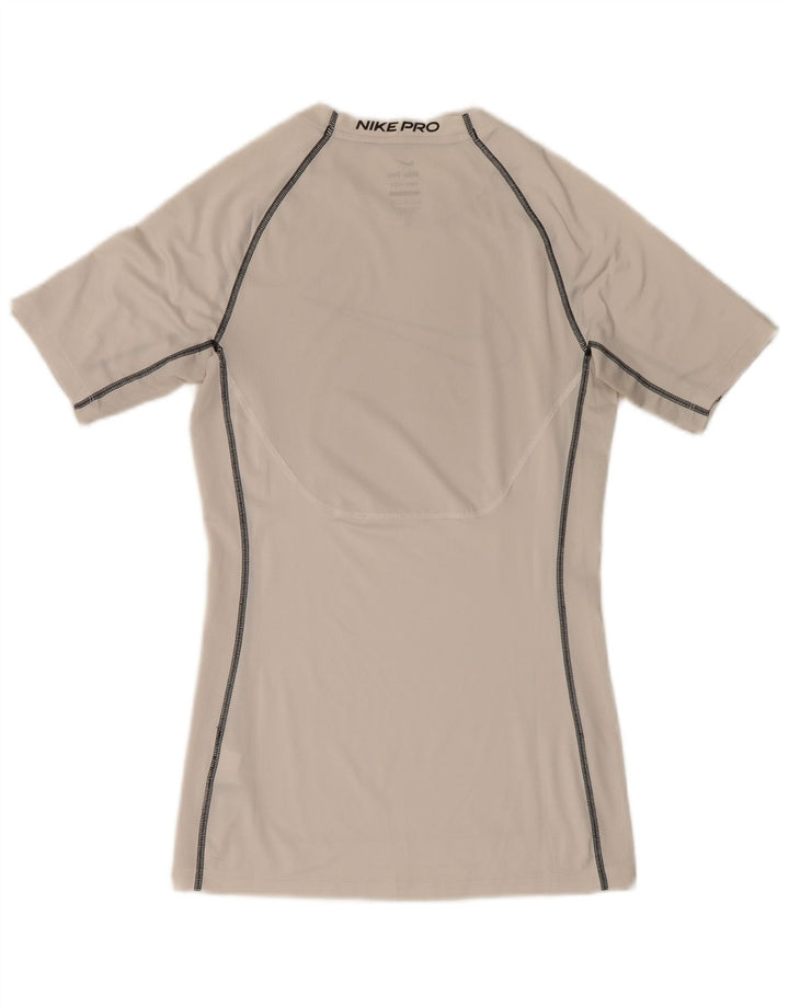 Ανδρικό T-Shirt Nike με γραφικό Dri Fit, μικρό λευκό πολυεστέρα