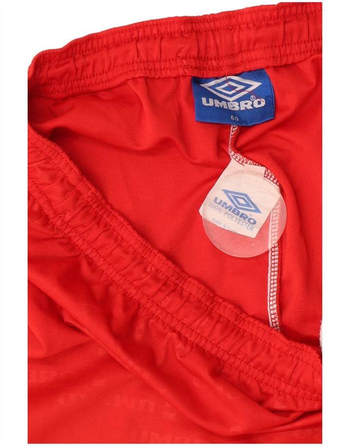Ανδρικό γραφικό αθλητικό σορτς Umbro XL κόκκινο πολυεστέρα
