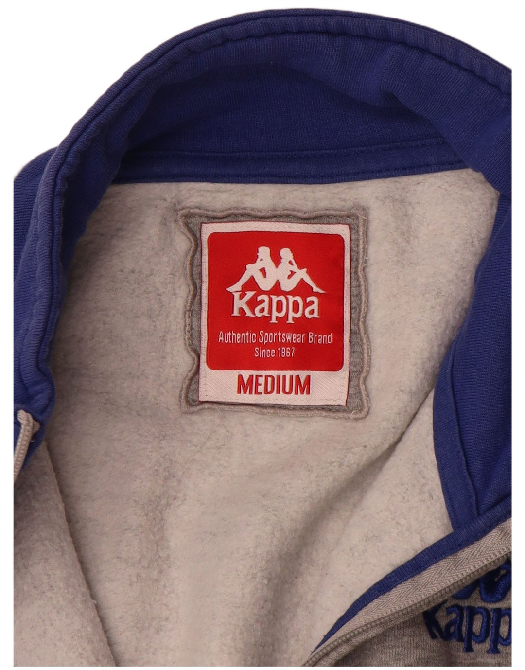 Ανδρική φόρμα Kappa Μπουφάν μεσαίου γκρι Colourblock