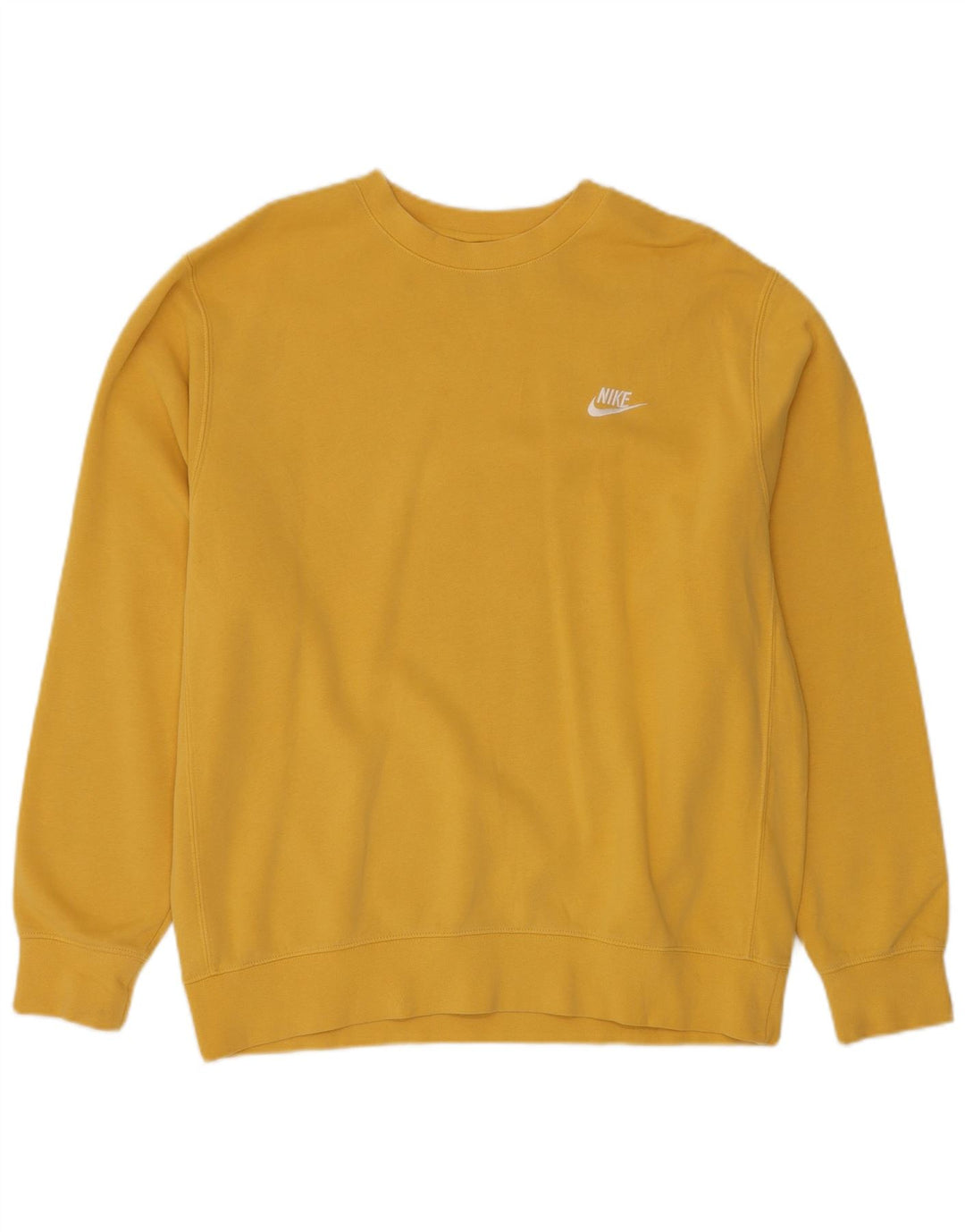 Ανδρικό φούτερ NIKE Jumper μεγάλο κίτρινο βαμβακερό