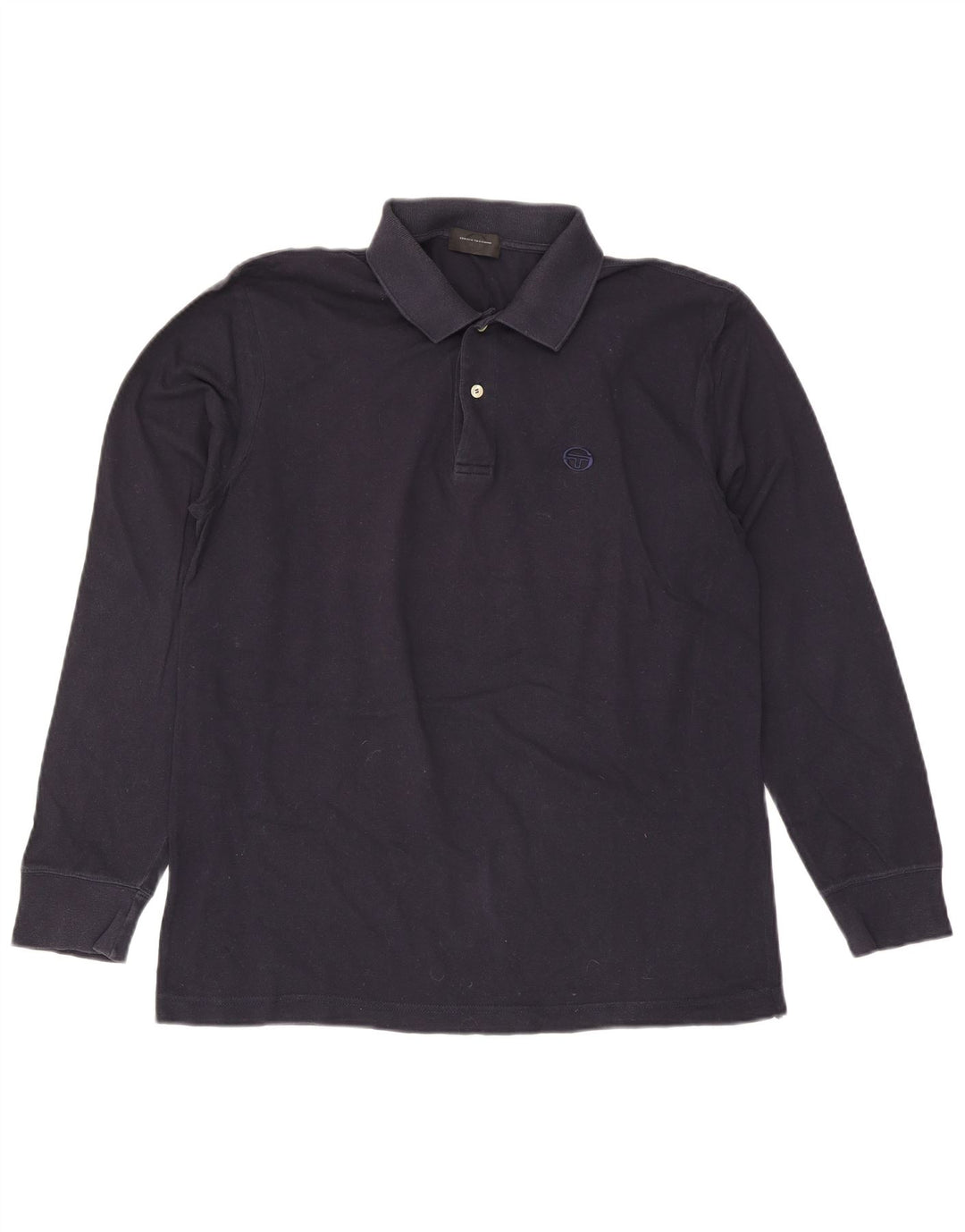 Sergio Tacchini Ανδρικό μακρυμάνικο πουκάμισο polo μεγάλο μπλε ναυτικό