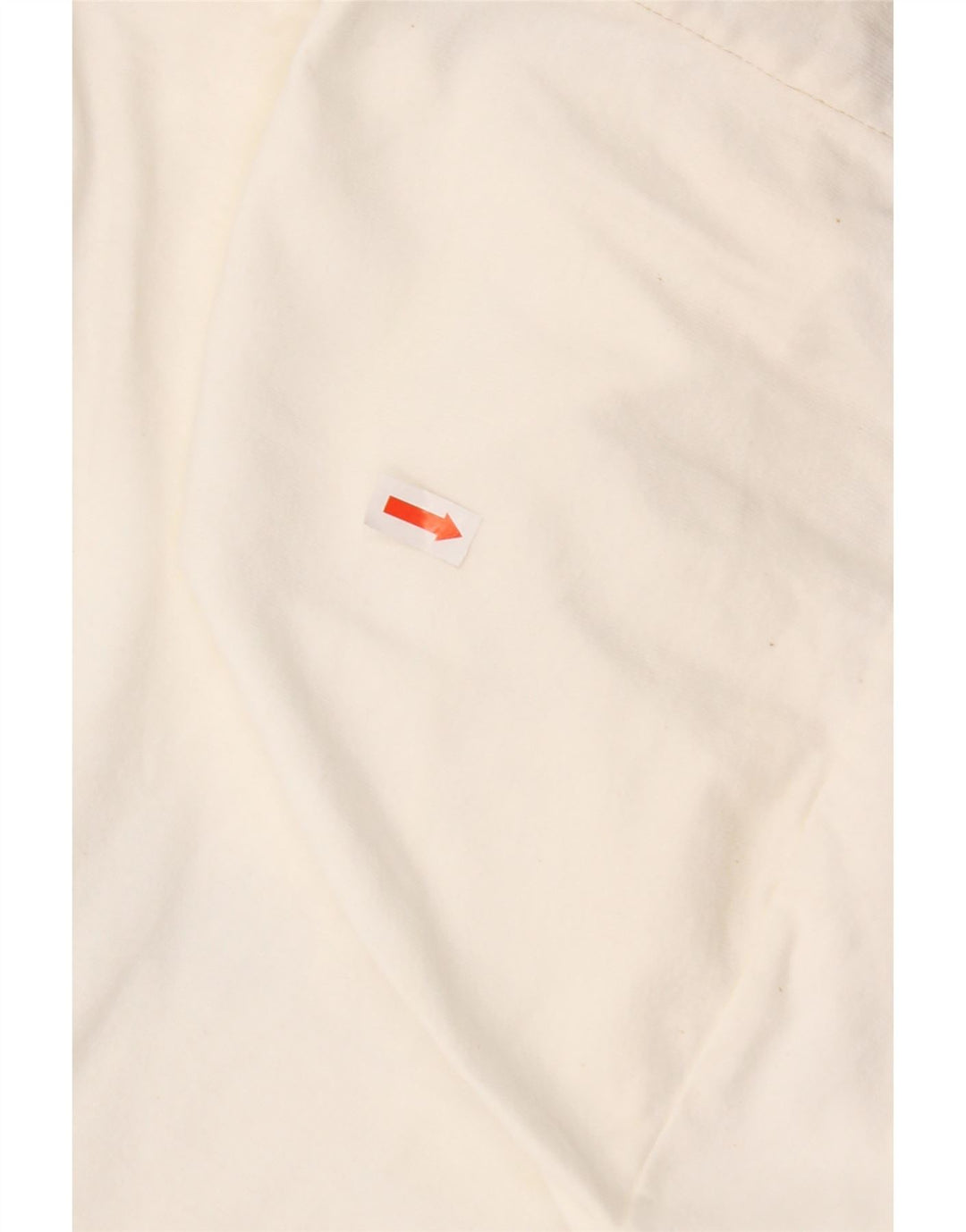 REPLAY Γυναικείο τοπ με κουκούλα γραφικό μακρυμάνικο UK 14 μεγάλο λευκό βαμβακερό