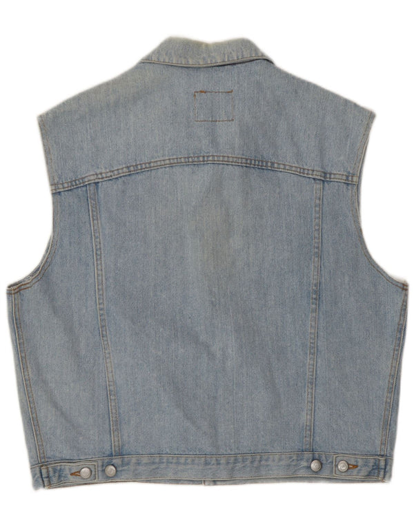 Rifle Ανδρικό Τζιν Gilet UK 38 Medium Blue Cotton