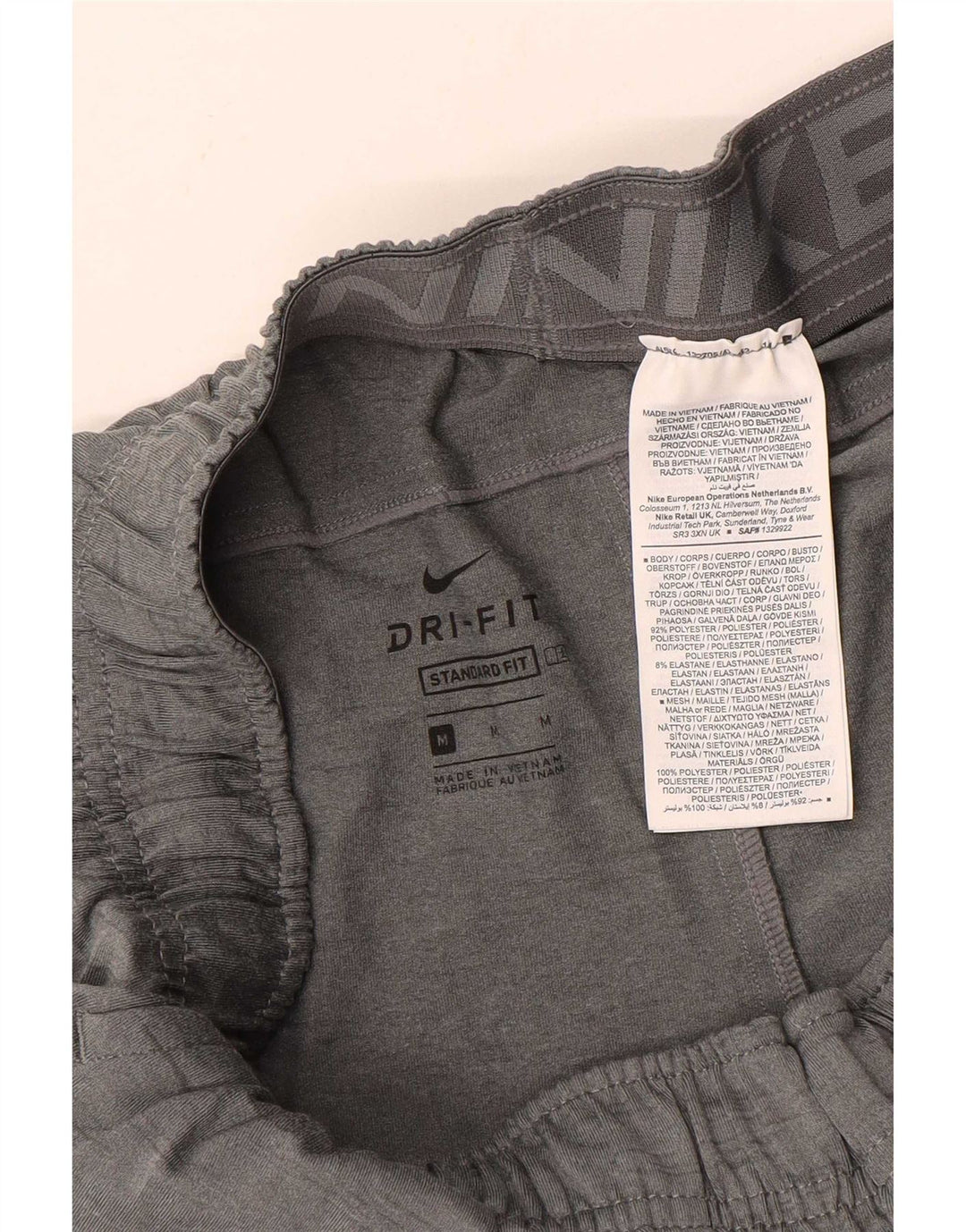 Ανδρικά σορτς Nike Dri Fit Standard αθλητικά σορτς με μεσαίο γκρι πολυεστέρα