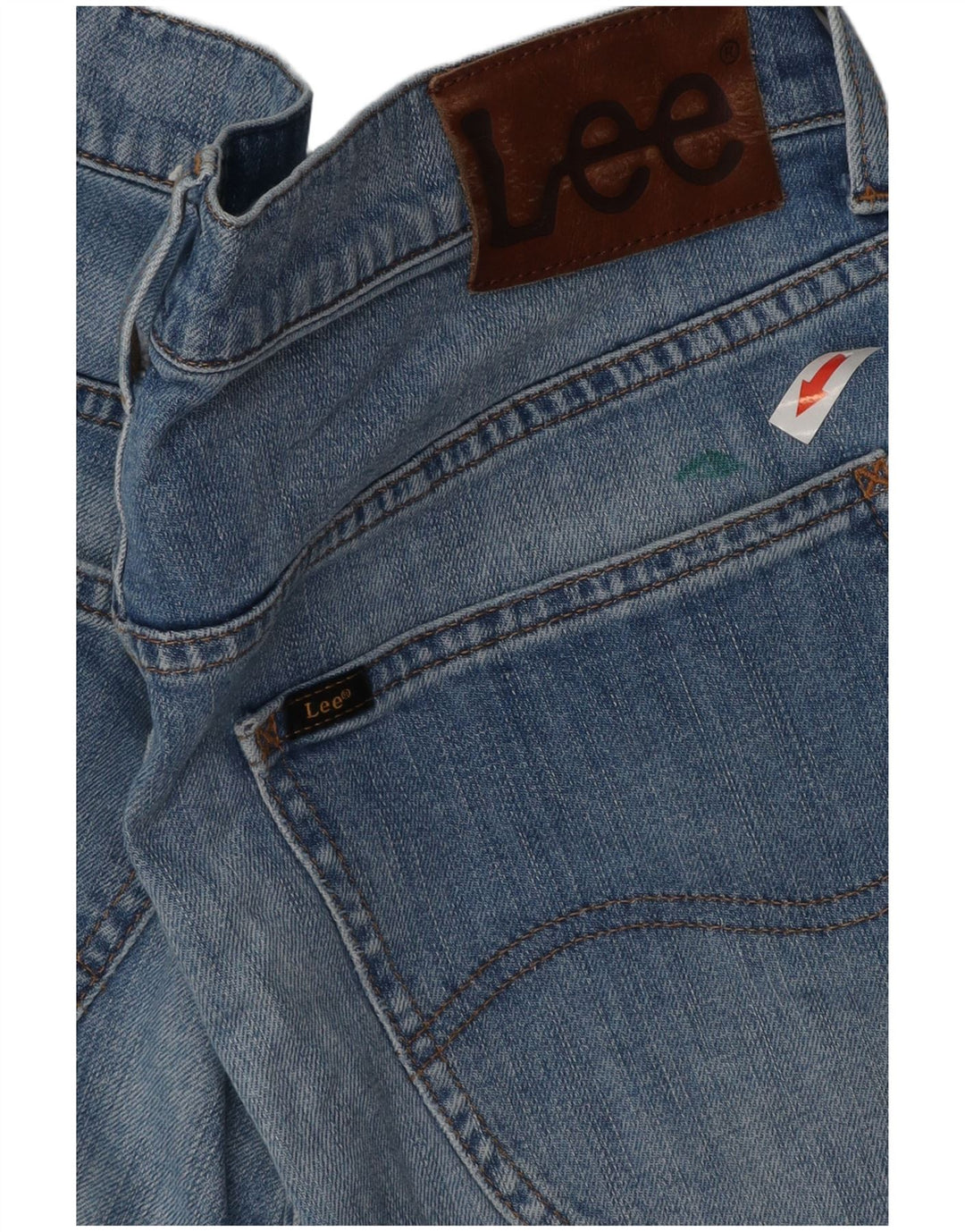 Lee Mens Daren Straight Jeans W32 L34 Blue Cotton