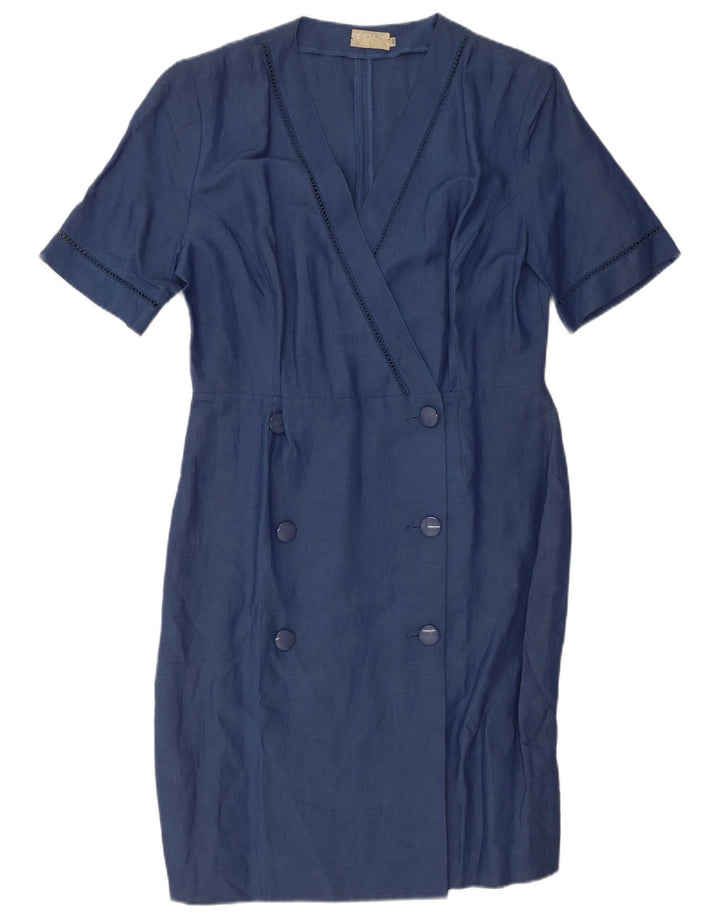 Vintage Γυναικείο Wrap Dress IT 50 XL Blue