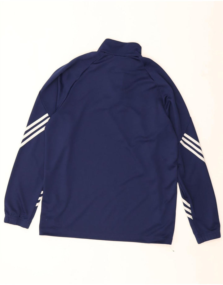 Adidas Ανδρική φόρμα πουλόβερ με φερμουάρ Climalite Top Large Navy Blue