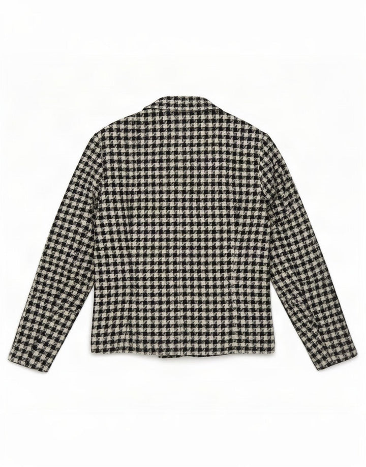 Marks & Spencer Γυναικείο σακάκι blazer UK 14 Large Black Houndstooth