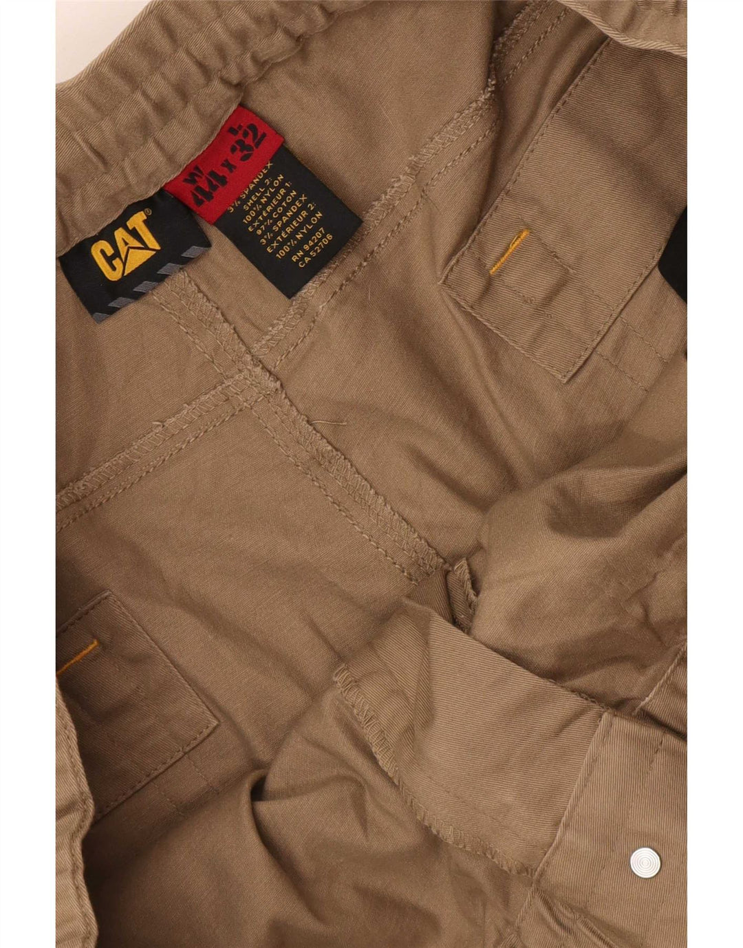 Ανδρικό παντελόνι Caterpillar Slim Cargo W44 L32 Μπεζ βαμβακερό