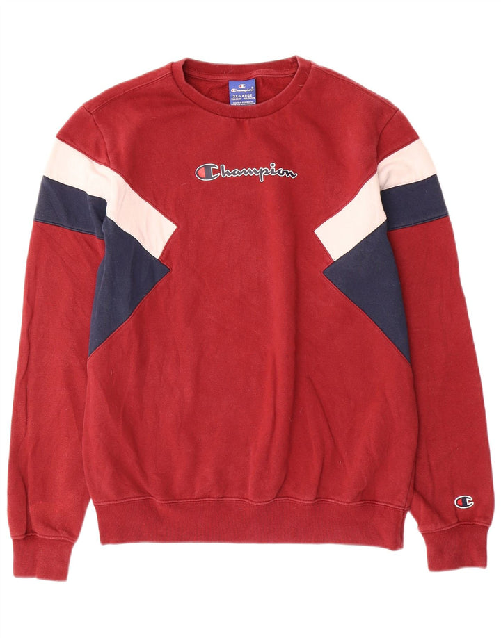 CHAMPION Φούτερ για αγόρια Jumper 15-16 ετών 2XL Κόκκινο βαμβακερό χρώμα