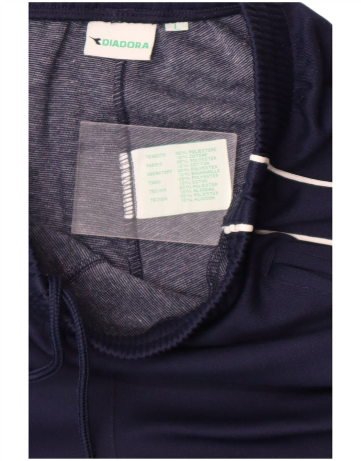 Ανδρική φόρμα Diadora Παντελόνι Joggers Large Navy Blue Polyester